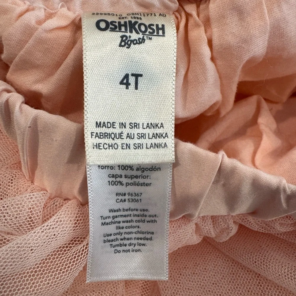Osh Kosh B’gosh tulle skirt 4T